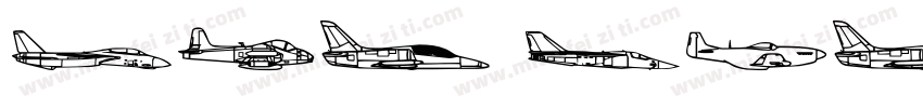 AIR FORCE字体转换